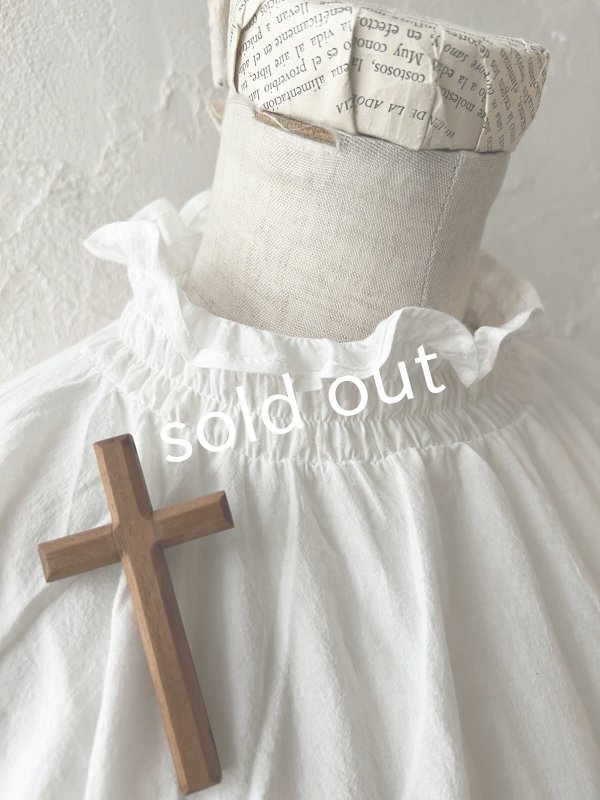 画像3: nous rendent heureux／シャーリングブラウス・オフ (3)