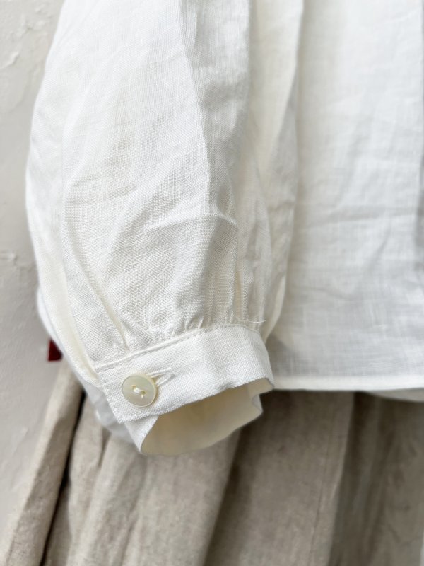 画像6: nous rendent heureux／フリル襟ピンタックブラウス・オフ (6)