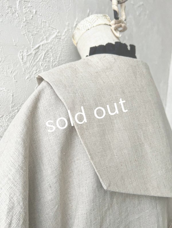 画像11: MARCHE' DE SOEUR／セーラ襟のタッセルちびジャケット・生成り (11)