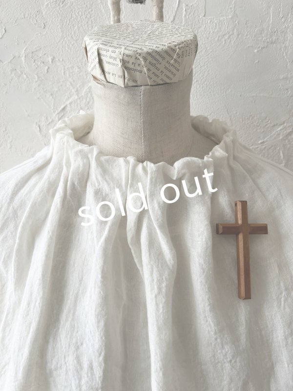 画像6: nous rendent heureux／ボリュームタック襟ブラウス・黒 (6)