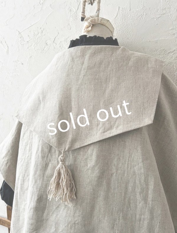 画像14: MARCHE' DE SOEUR／セーラ襟のタッセルちびジャケット・黒 (14)