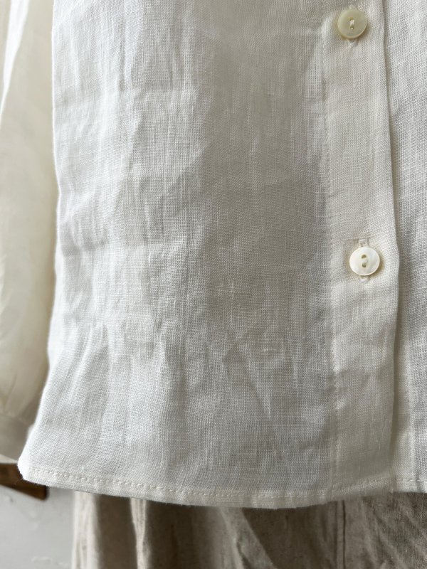 画像7: nous rendent heureux／フリル襟ピンタックブラウス・オフ (7)