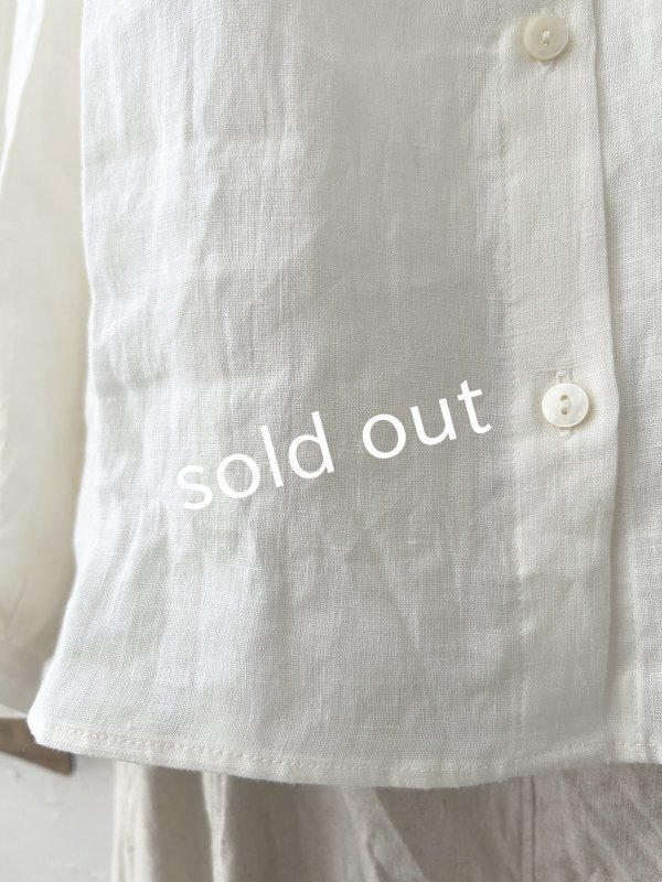 画像9: nous rendent heureux/フリル襟ピンタックブラウス・黒 (9)