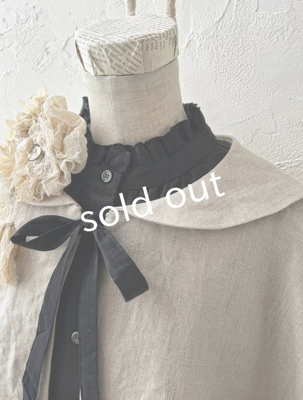 画像5: MARCHE' DE SOEUR／セーラ襟のタッセルちびジャケット・生成り (5)