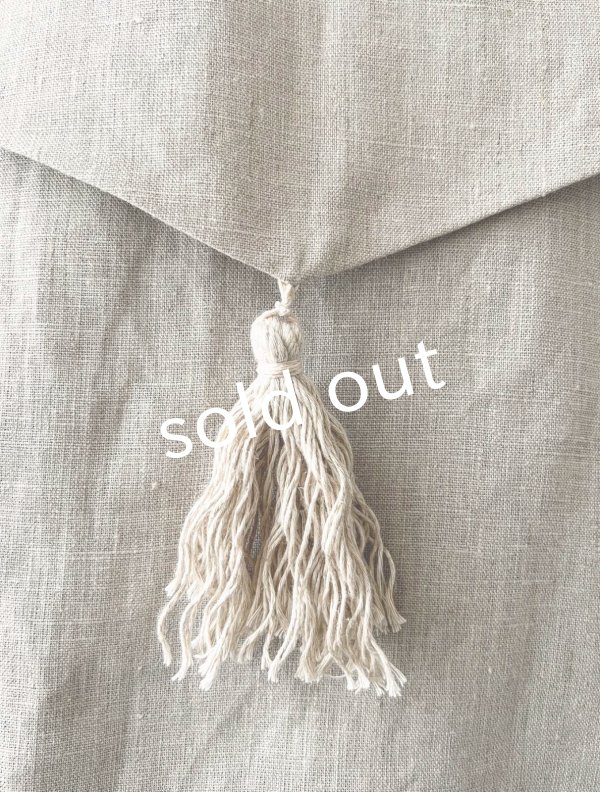 画像7: MARCHE' DE SOEUR／セーラ襟のタッセルちびジャケット・生成り (7)