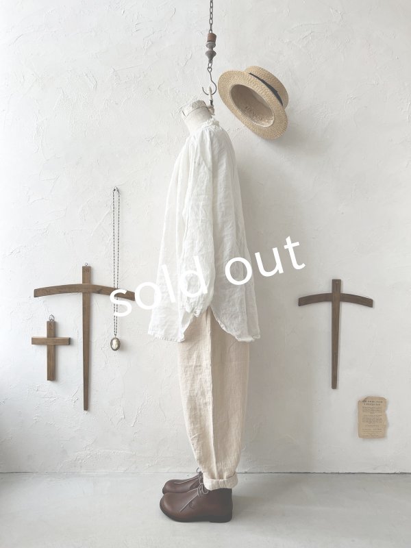 画像8: SO/フリルカラーシャツチュニック・オフ (8)