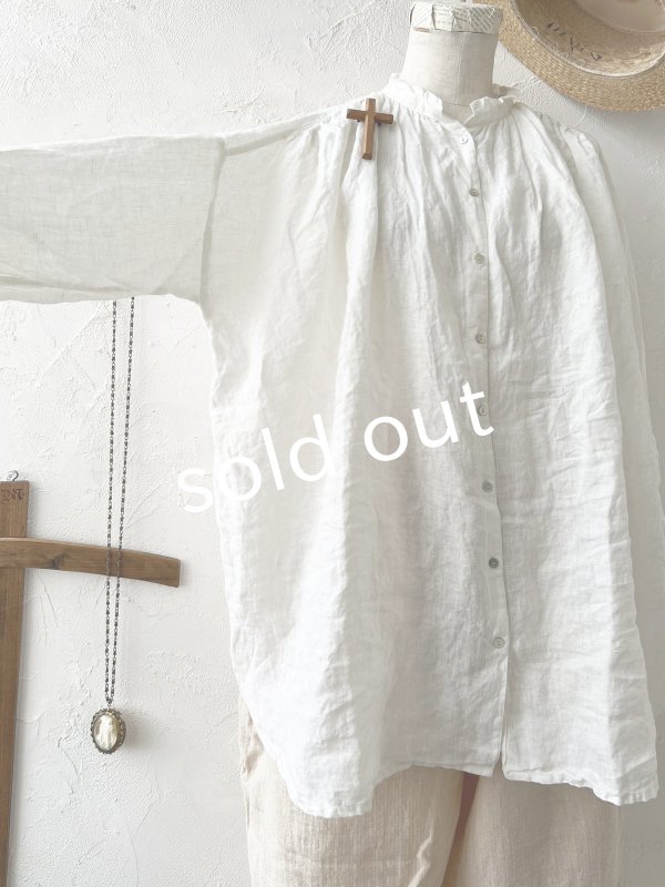 画像11: SO/フリルカラーシャツチュニック・ベリー (11)