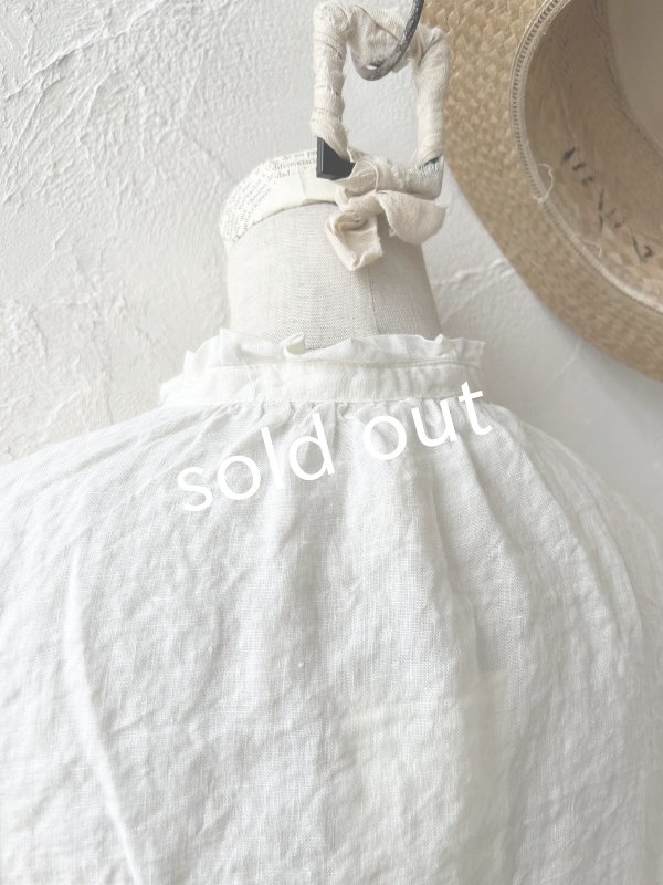 画像12: SO/フリルカラーシャツチュニック・オフ (12)