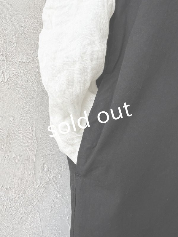 画像3: SO／サルエルサロペット ・ブラック (3)