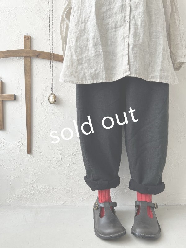 画像2: SO/カーブパンツ ・ブラック (2)