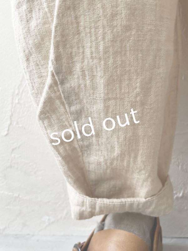 画像3: SO／カーブパンツ ・ベージュ (3)