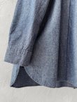 画像4: SO/シャツチュニック・ブルー (4)