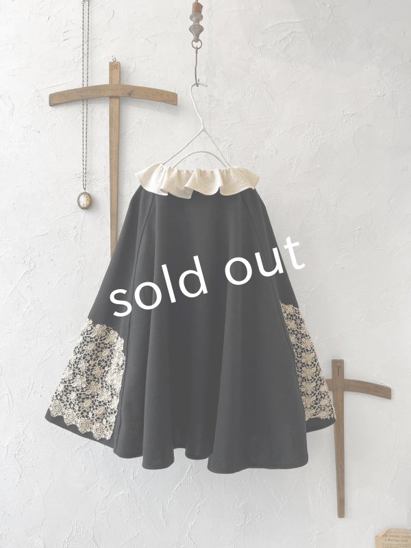 画像4: shizuka's/アンティークレースのポンチョコート (4)