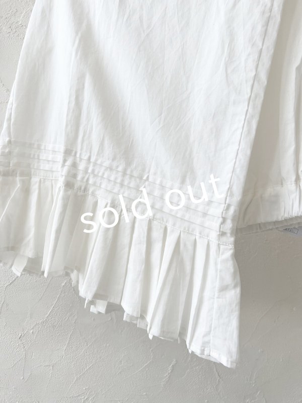 画像7: manoamano/プリーツペチパンツ・オフ (7)