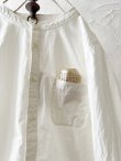 画像2: seasew.／バンドカラーシャツ・オフ (2)