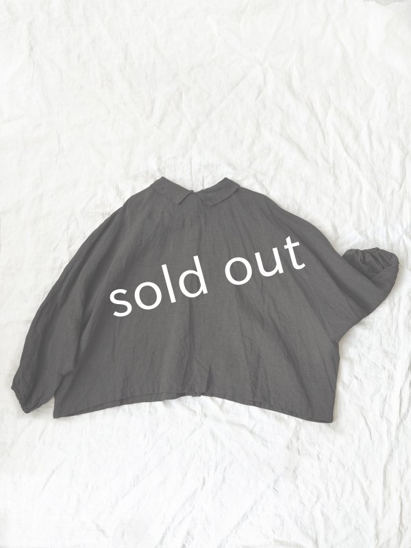 画像10: Libera&Capricciosa/2wayリネンブラウス・オリーブドラブ (10)