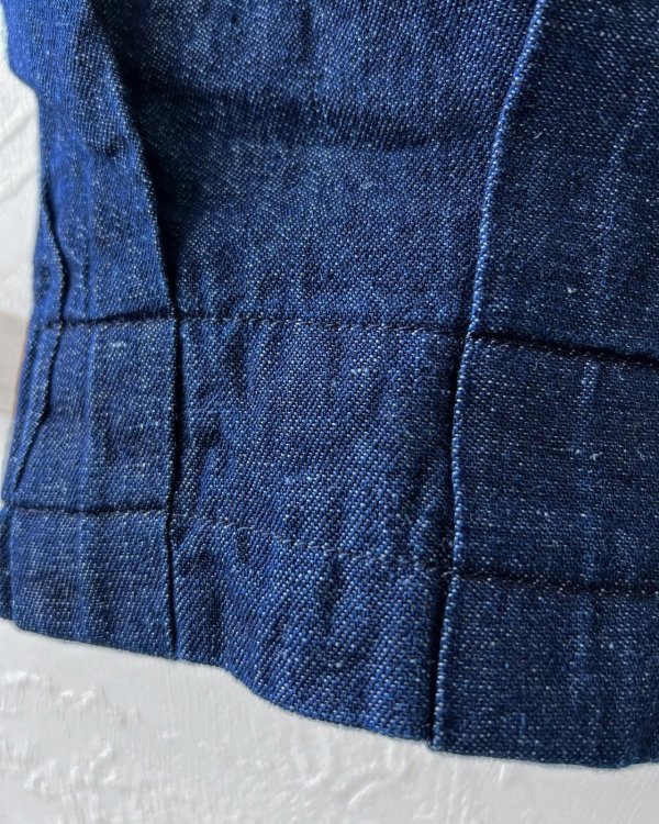 画像5: ubasoku/0307 デニムピエロパンツ・インディゴ (5)