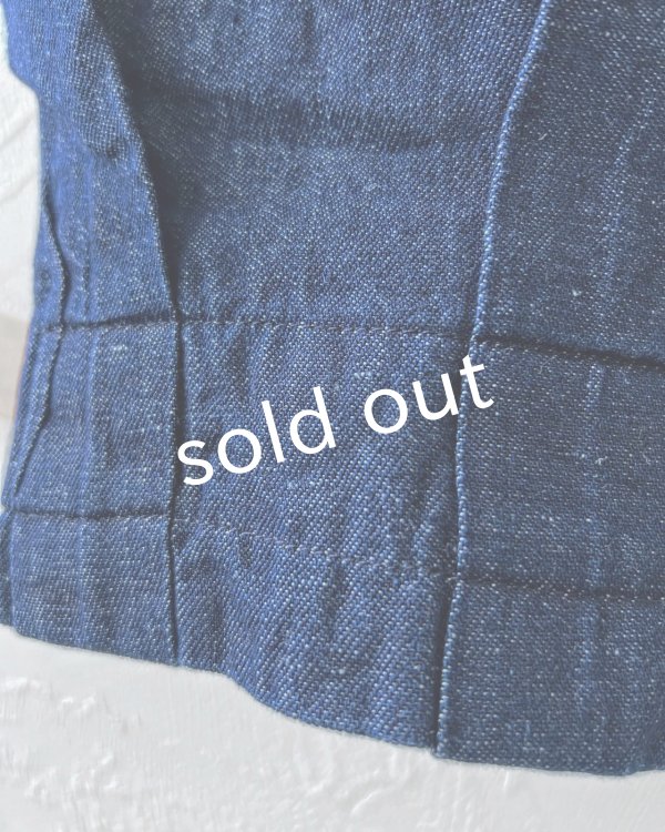 画像5: ubasoku/0307 デニムピエロパンツ・インディゴ (5)