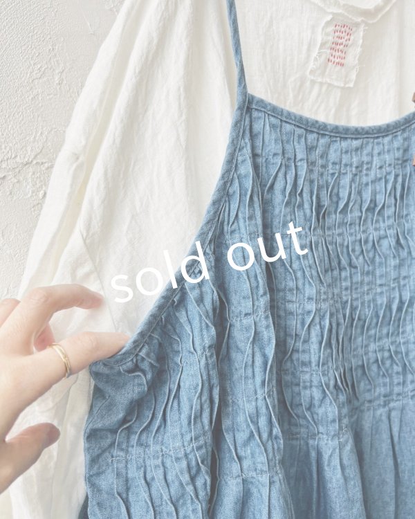 画像5: ubasoku/ピンタックキャミワンピース・ブリーチ (5)