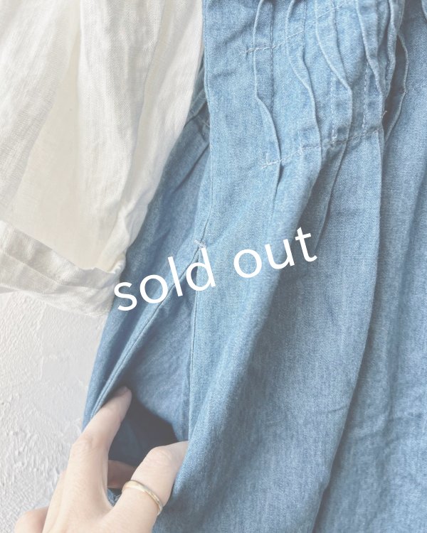 画像4: ubasoku/ピンタックキャミワンピース・ブリーチ (4)