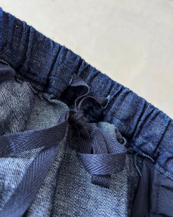 画像6: ubasoku/0307 デニムピエロパンツ・インディゴ (6)