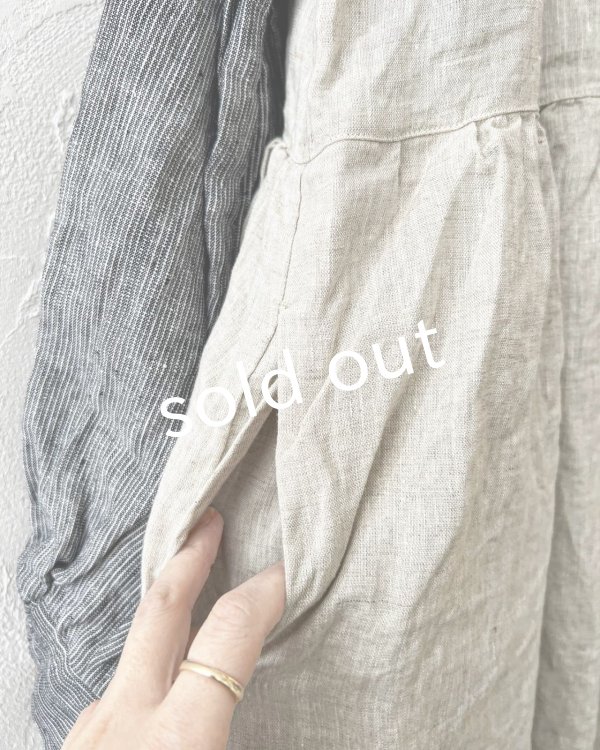 画像11: ubasoku/ピンタック2wayワンピース・インディゴ (11)