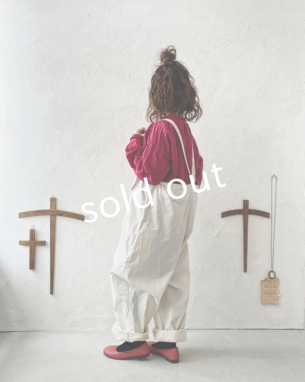 画像10: SO／サルエルサロペット ・エクリュ (10)