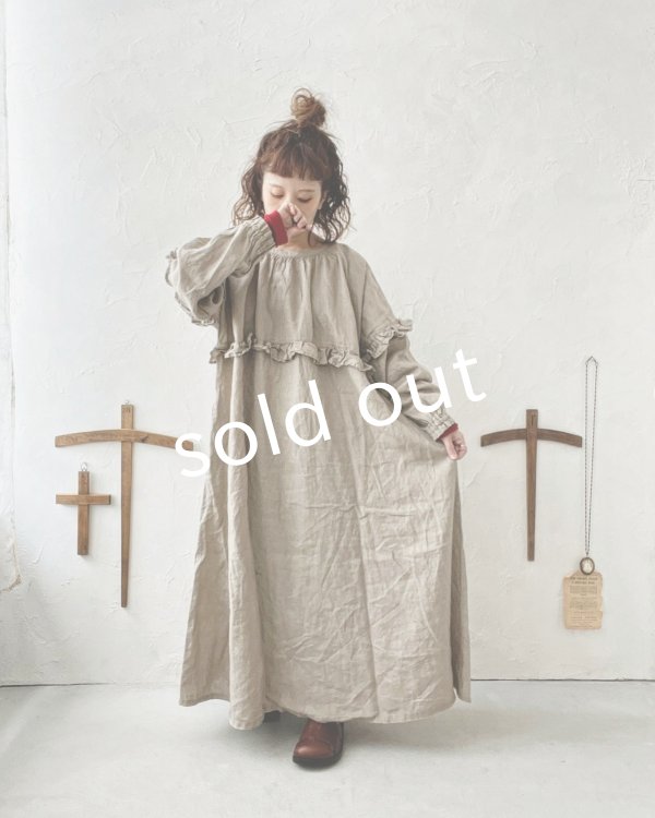 画像10: ubasoku/ラウンドフリル2wayワンピース・ブラック (10)