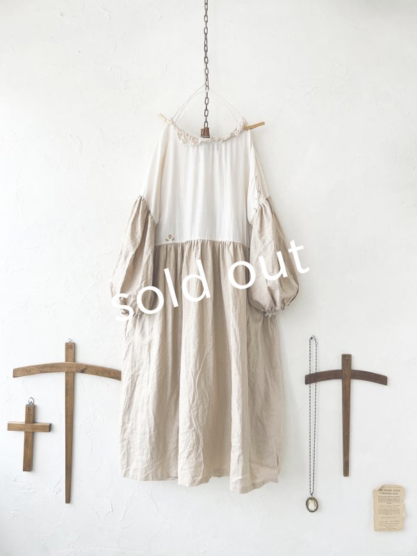 画像7: shizuka's／アンティークレースのワンピース (7)