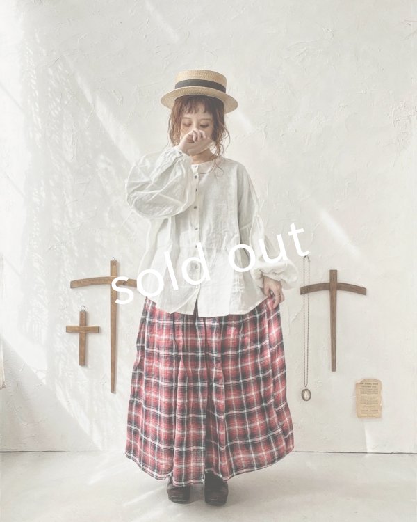 画像8: ubasoku/0401 パフ袖ブラウス・オフ (8)