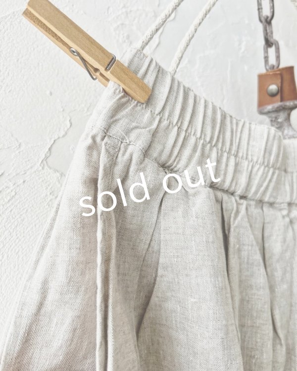 画像5: ubasoku/0515 ボリュームワイドパンツ・生成り (5)