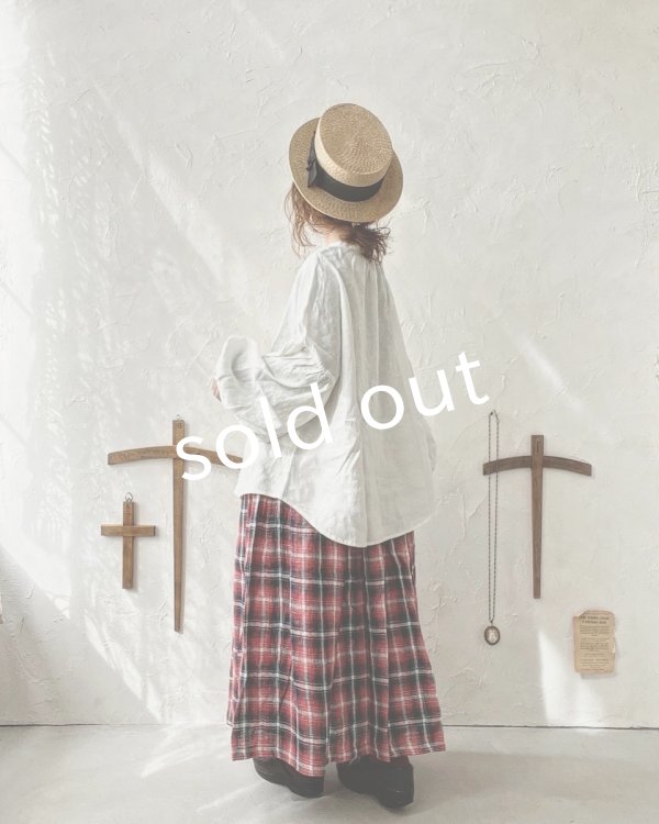 画像9: ubasoku/0401 パフ袖ブラウス・オフ (9)