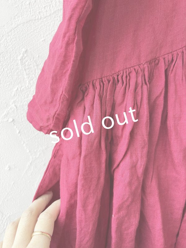 画像4: SO／２wayギャザーワンピース・ベリー (4)