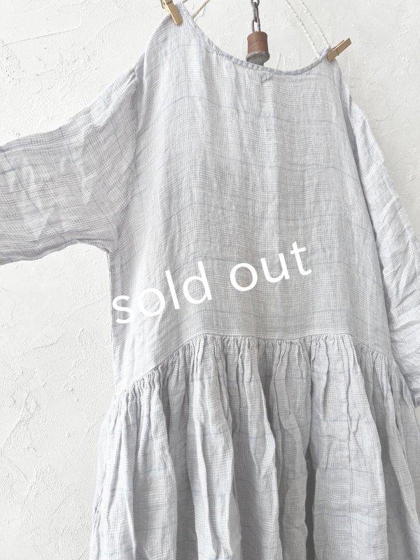 画像7: SO／２wayギャザーワンピース・イエローチェック (7)