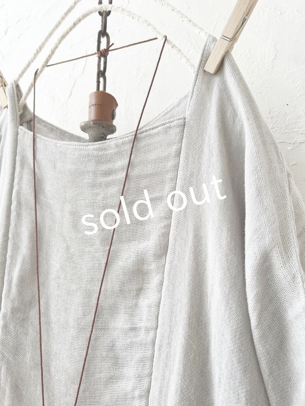 画像13: かやの日常着／ギャザードレス・つるばみ (13)