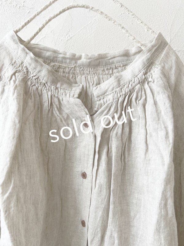 画像2: SO／２wayスモックブラウス・ナチュラル (2)