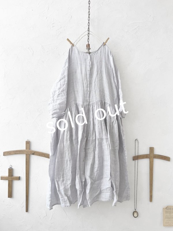 画像9: SO／２wayギャザーワンピース・グレーチェック (9)