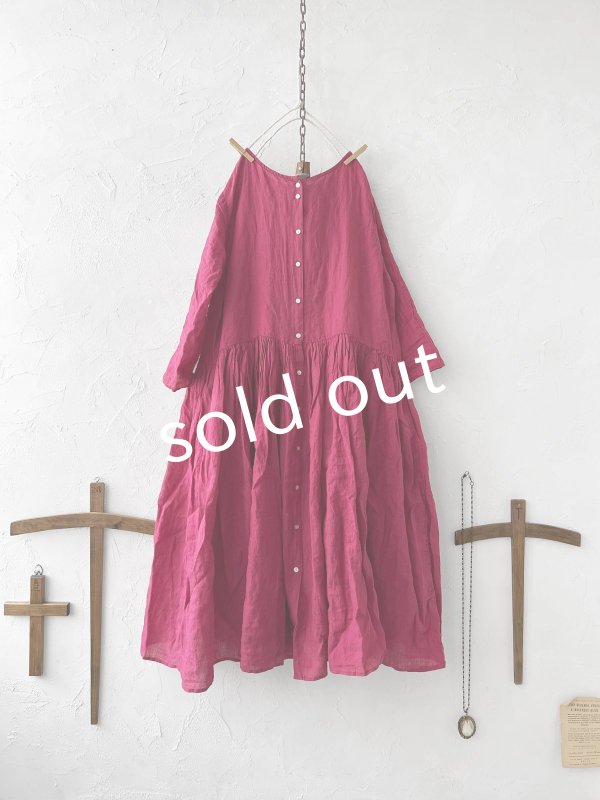 画像7: SO／２wayギャザーワンピース・ベリー (7)