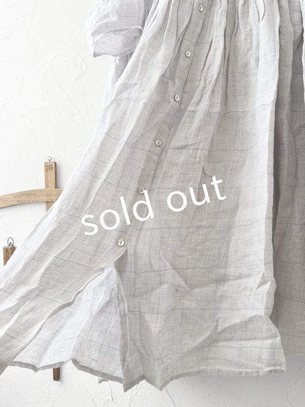 画像8: SO／２wayギャザーワンピース・イエローチェック (8)