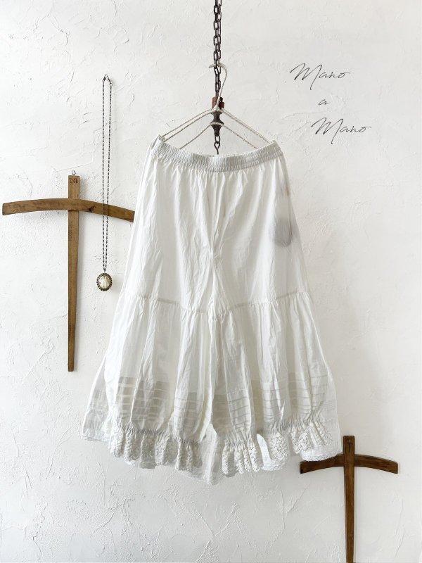 画像6: manoamano/１段レースドロワーズペチパンツ・オフ (6)