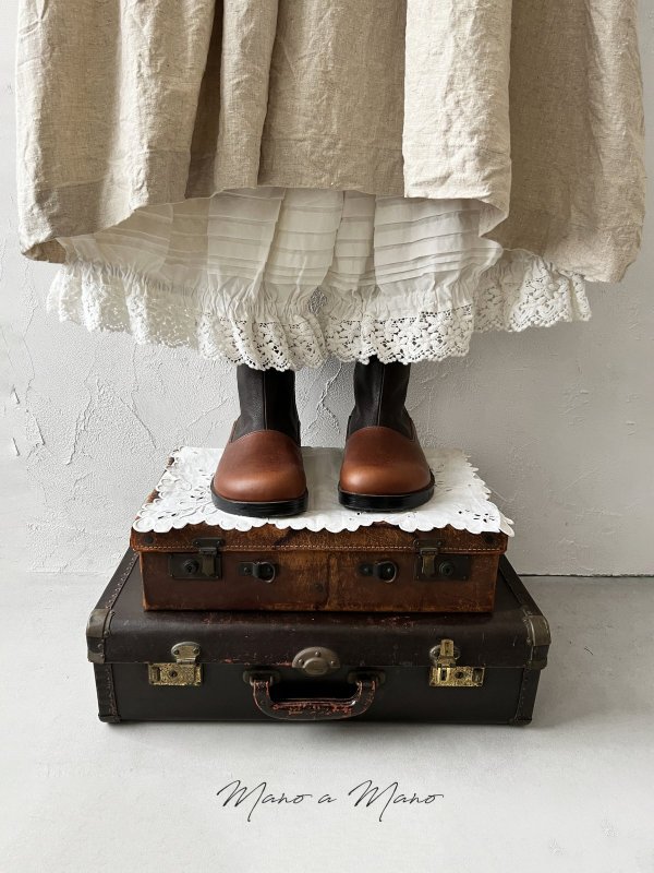 画像2: manoamano/１段レースドロワーズペチパンツ・オフ (2)