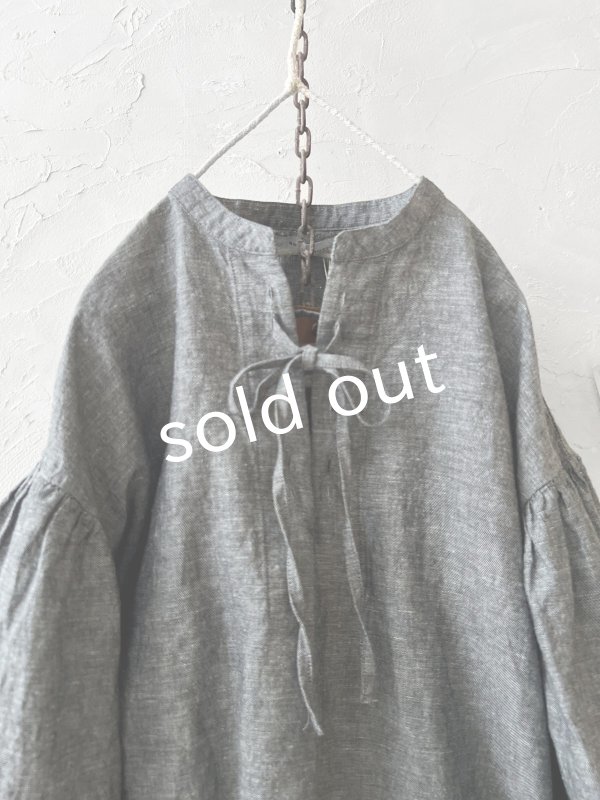 画像3: sorte cuff/レースアップリボンプルオーバー・ブラック (3)