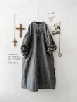 画像1: sorte cuff/レースアップリボンワンピース・ブラック (1)