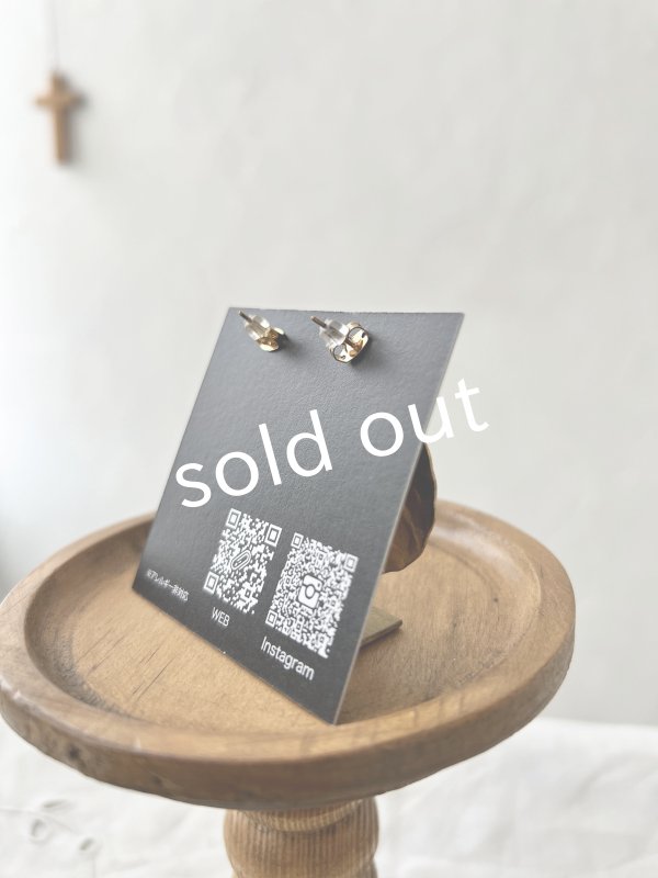 画像4: sorelle／真鍮のピアス・サークル (4)