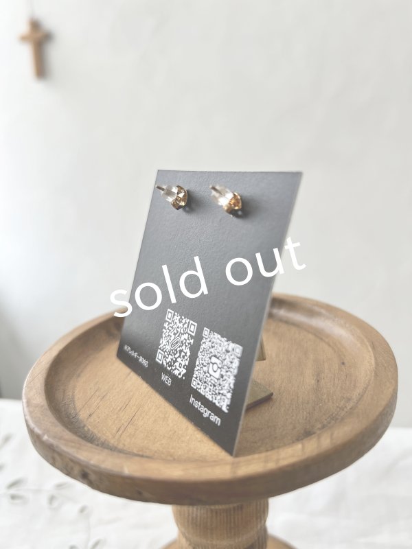 画像4: sorelle／真鍮のピアス・台形 (4)