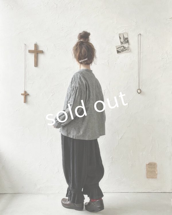 画像11: sorte cuff/レースアップリボンプルオーバー・ブラック (11)