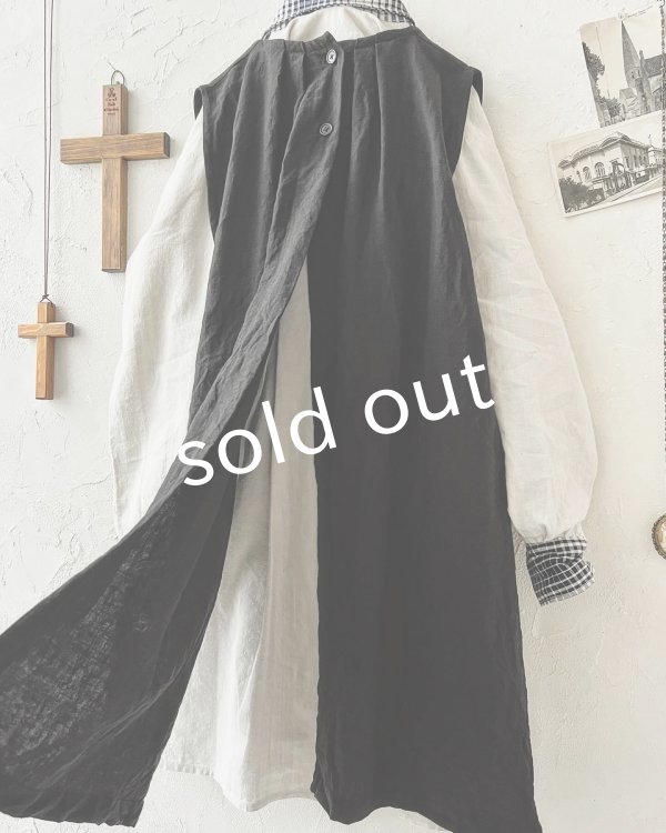 画像7: MARCHE' DE SOEUR/ファーマーズタブリエ・黒 (7)