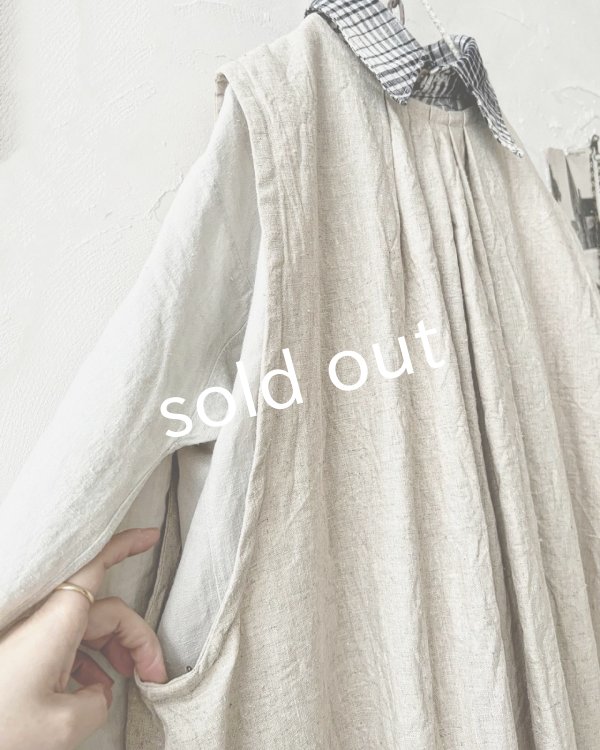 画像4: MARCHE' DE SOEUR/ファーマーズタブリエ・生成り (4)