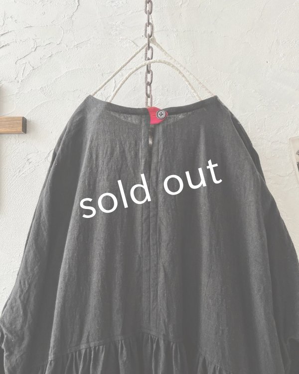 画像8: MARCHE' DE SOEUR/ターシャのワンピース・黒 (8)