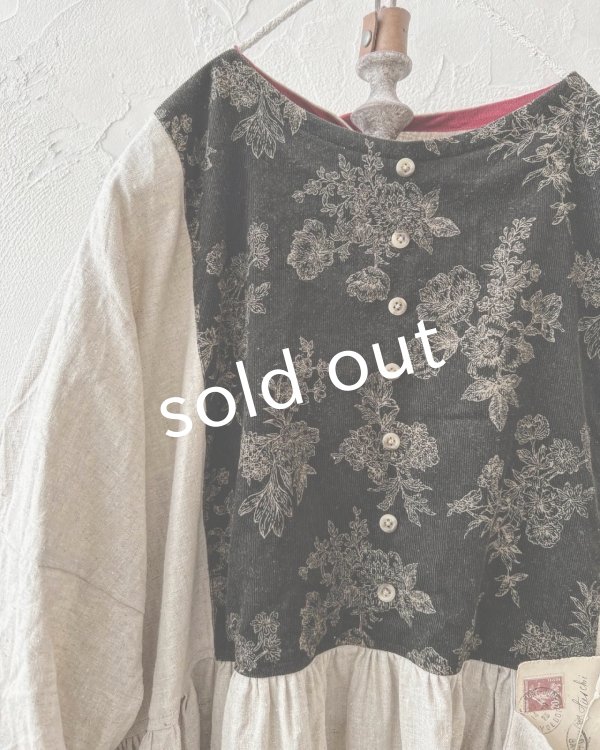 画像4: MARCHE' DE SOEUR/ターシャのワンピース・生成り (4)